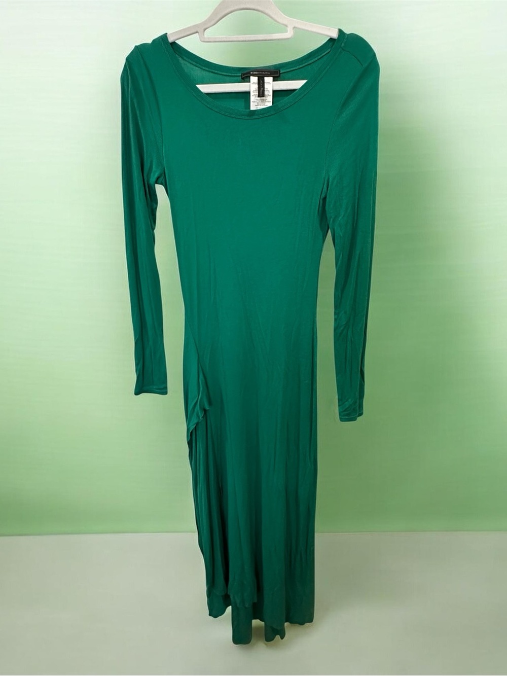 BCBGMAXAZRIA Adelaine Long Sleeve Bodycon Maxi Dress